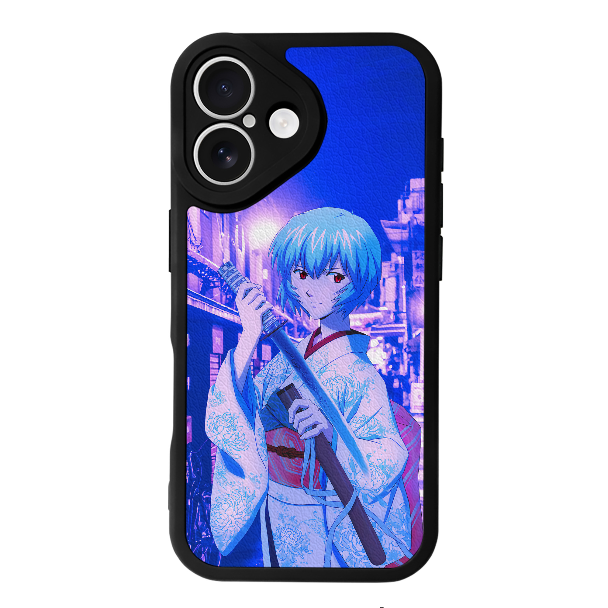 （画像用） EVA 新世紀エヴァンゲリオン 【iPhone 16シリーズ対応】シリコンスマホケース（レザー調） 材質：シリコン